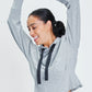 Pleated Hoodie by Urban Savage - Gray Melange
