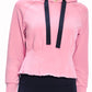Pleated Hoodie by Urban Savage - Pink