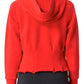 Pleated Hoodie by Urban Savage - Red