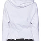 Pleated Hoodie by Urban Savage - White