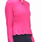 Pleated Jacket by Urban Savage - Berry