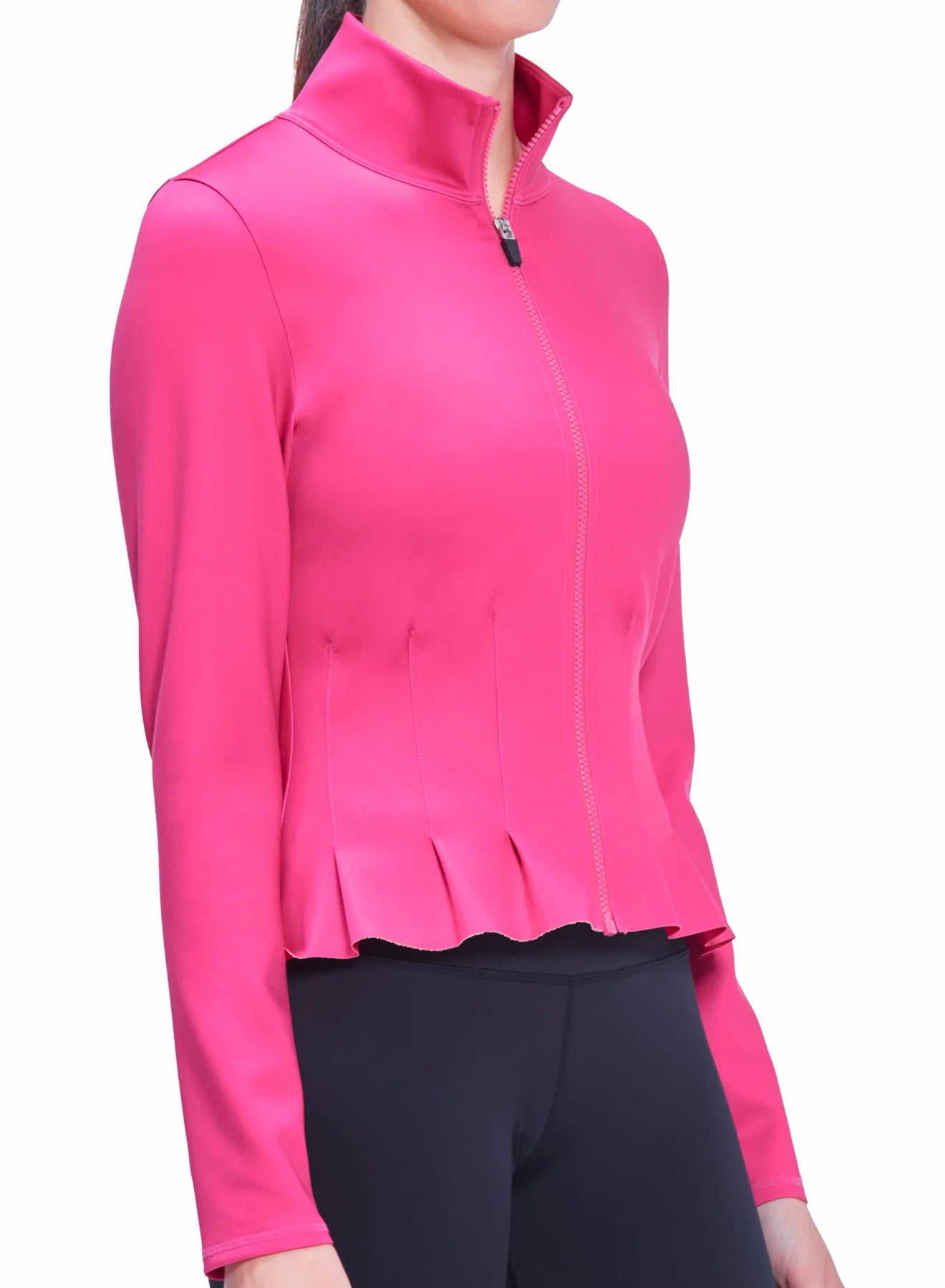 Pleated Jacket by Urban Savage - Berry