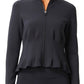 Pleated Jacket by Urban Savage - Black