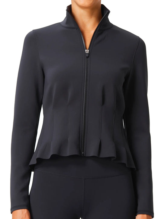 Pleated Jacket by Urban Savage - Black