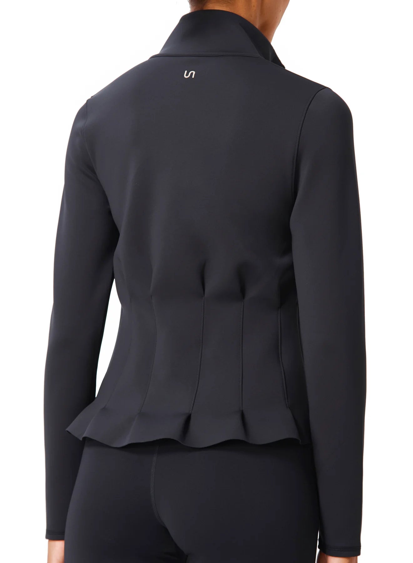 Pleated Jacket by Urban Savage - Black