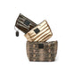 Travel Trio Organizational Pouches - Python/Pearl Cash/Chocolate