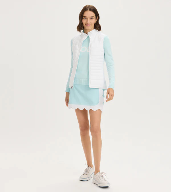 Quilted Vest - White