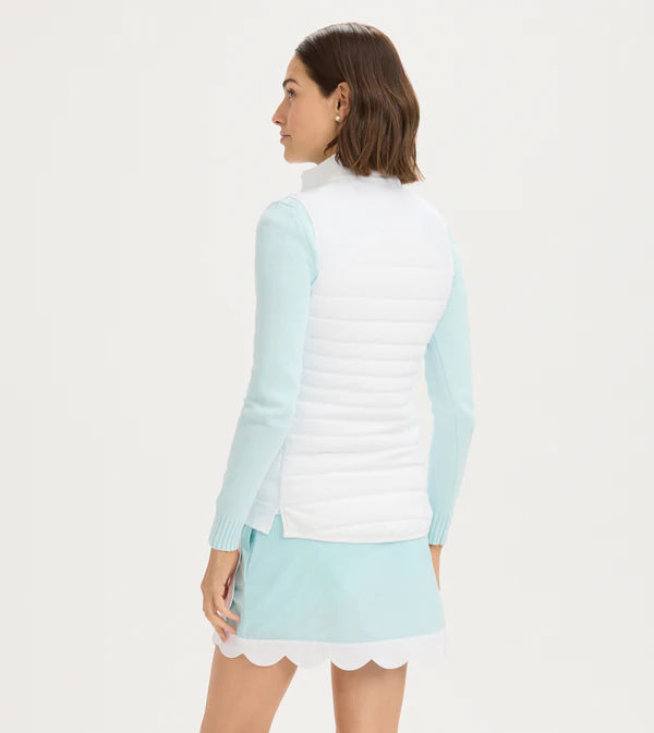Quilted Vest - White