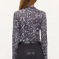 Black Lace Mockneck