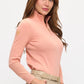 Perforated 1/4 Zip Knit Baselayer - French Rose