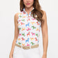 Dancing Equestrian Sleeveless Shirt - Lucky Dala