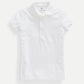 Solid Short Sleeve Stretch Polo - White