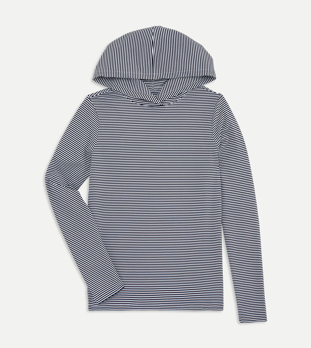 Striped Hoodie - Navy White