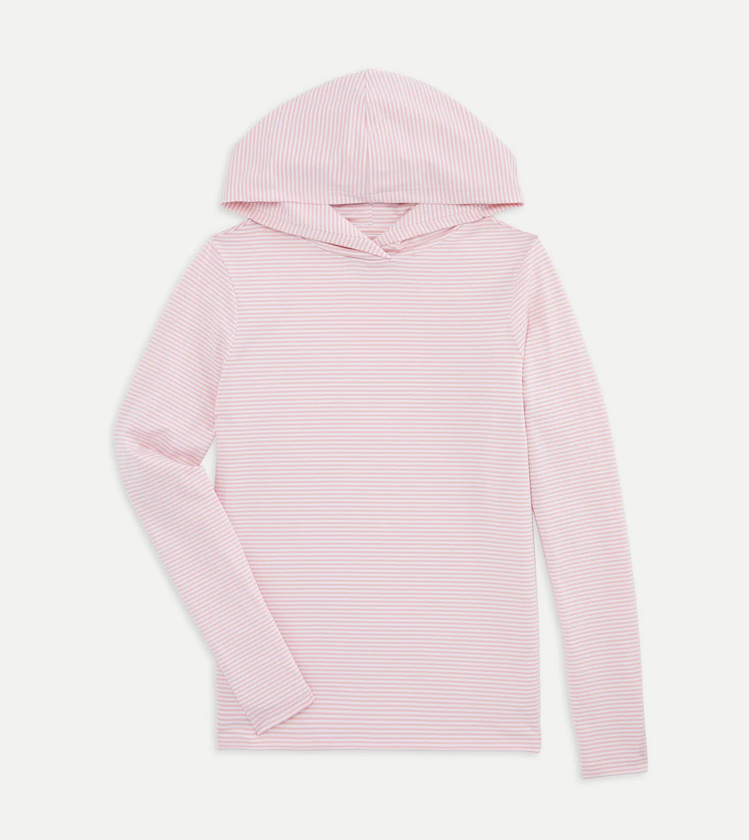 Striped Hoodie - Rose White