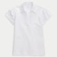 Split Neck Polo - White