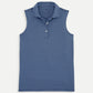 Sleeveless Polo - Navy Periwinkle