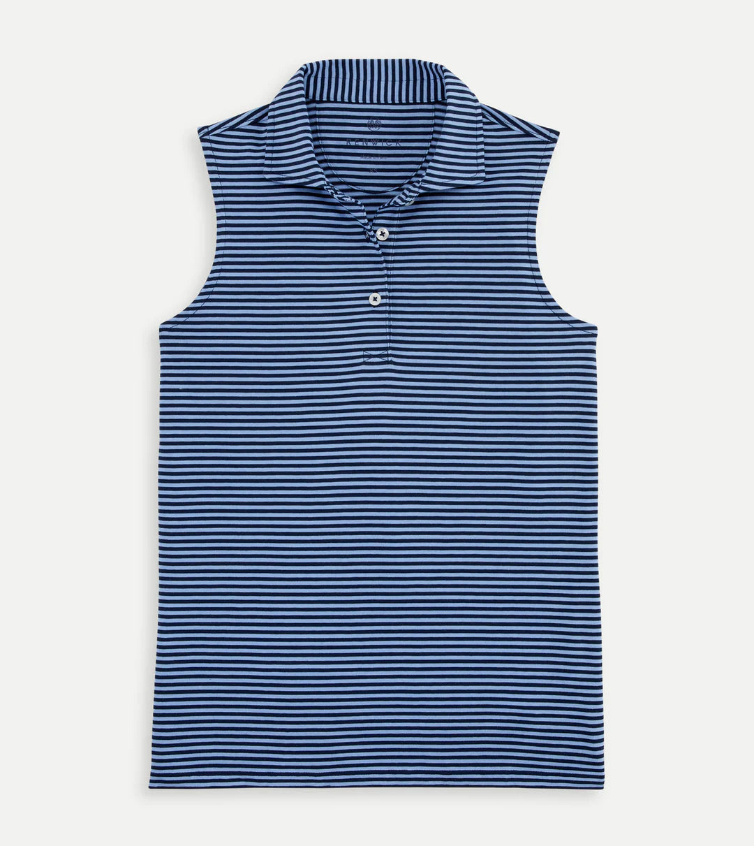 Sleeveless Polo - Navy Periwinkle