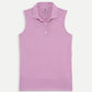 Sleeveless Polo - Orchid White