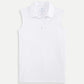 Solid Performance Sleeveless Polo - White