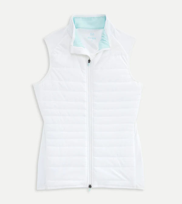 Quilted Vest - White