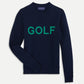 Golf Sweater - Navy Leprechaun