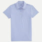 Stripe Performance Polo - Periwinkle Pink