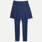 NEW Pleat Back Skirted Legging - Navy