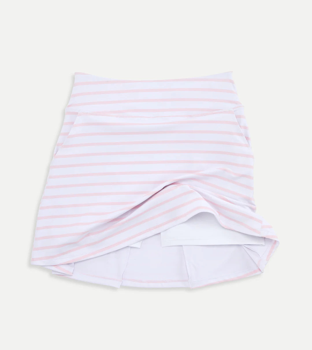 Stripe Pleat Back Skort