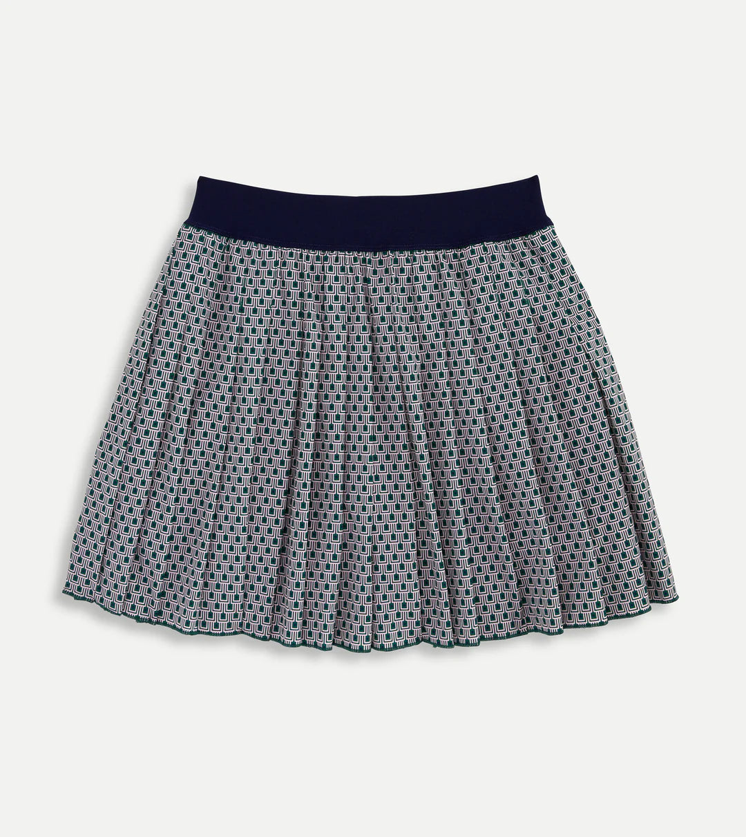 Geo Print Pleated Skort - Hunter Geo