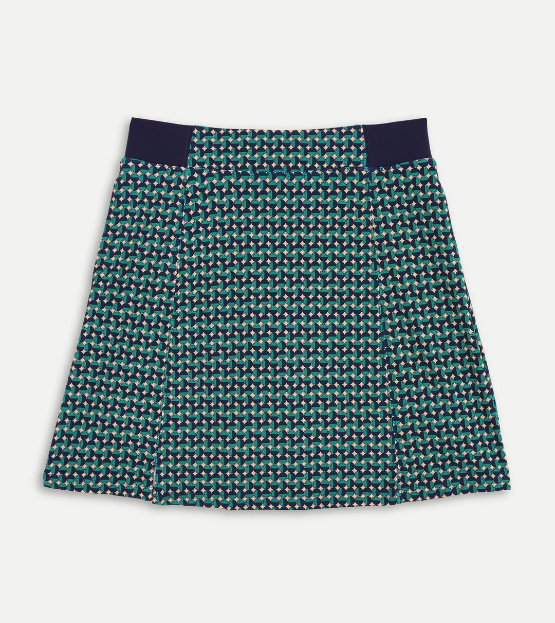 Geo Print Skort - Navy Geo