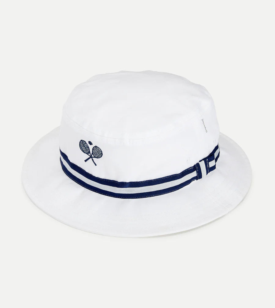 Tennis Bucket Hat - White