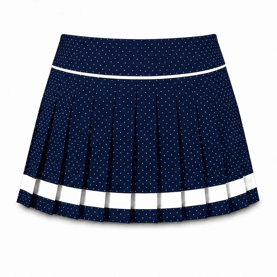 Renée Micro Polka-Dot Skort (Navy)