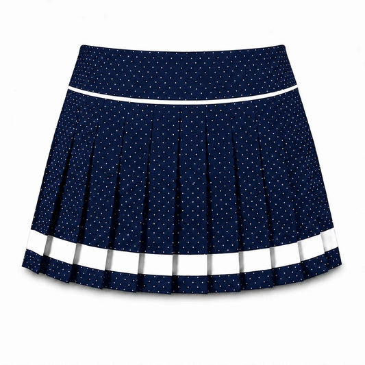 Renée Micro Polka-Dot Skort (Navy)