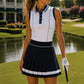 Renée Micro Polka-Dot Skort (Navy)