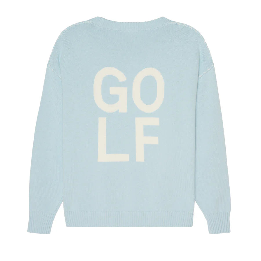 Riley Crewneck Sweater - Golf Stacked