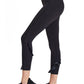 Ruffle Legging by Urban Savage - Black