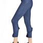 Ruffle Legging by Urban Savage - Denim