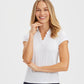 Scallop Performance Polo - White