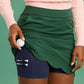 Scallop Hem Skort - Hunter