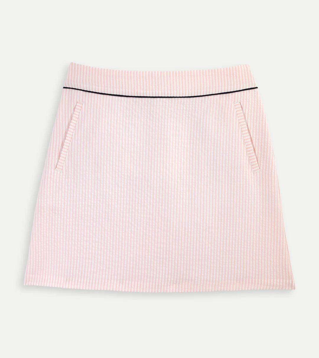 Seersucker Skort - Petal White