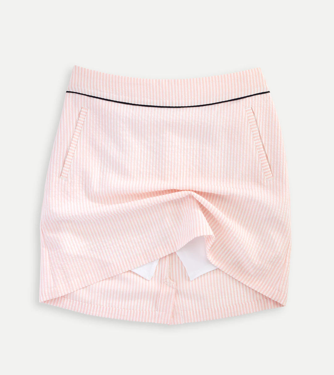 Seersucker Skort - Petal White