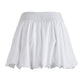 Serena Bubble Skirt - Optic White