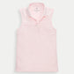 Sleeveless Polo - Pink White