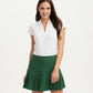 Split Neck Polo - White