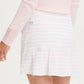 Stripe Pleat Back Skort