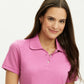 Sunwashed Pique Polo - Orchid