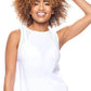 Swing Tank Top - Cloud White