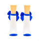 Ladies Bow Lowcut Socks - Blue