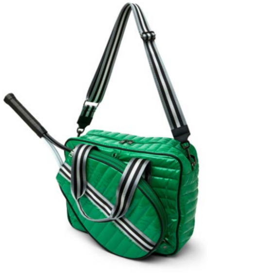 YOU ARE THE CHAMPION TENNIS BAG - Club Green Patent