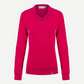 Women's Kicki V-Neck Pullover - Cranberry